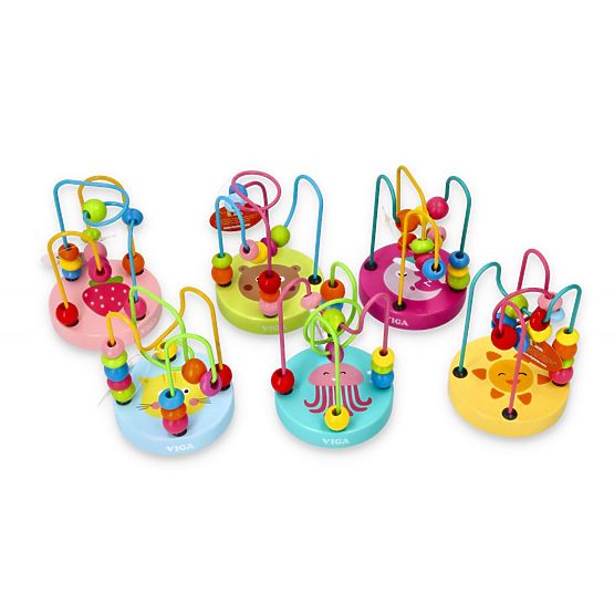 Pastelová motorická smyčka s potiskem