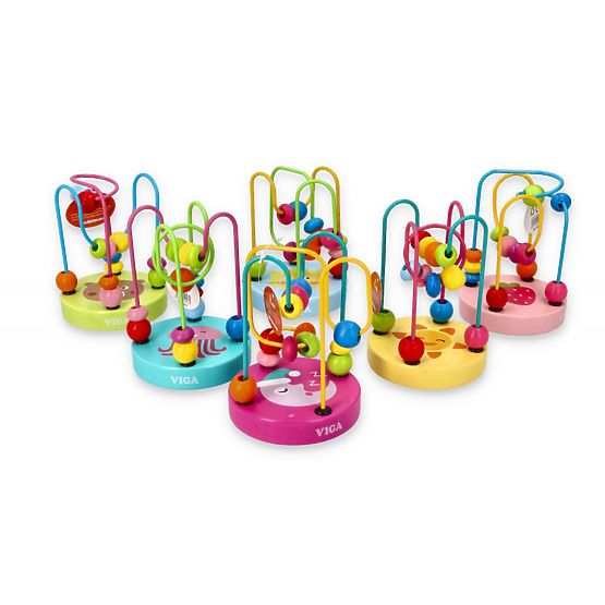 Pastelová motorická smyčka s potiskem