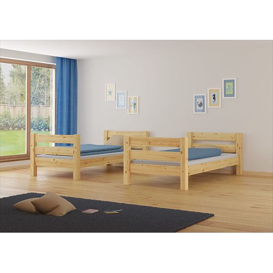 Patrová postel 200x90 Josh přírodní