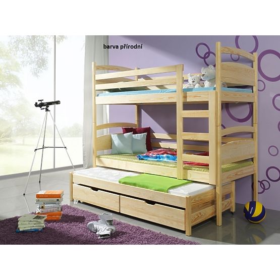 Patrová postel FIDO s přistýlkou