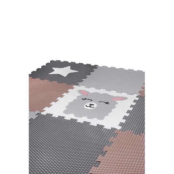 Pěnová hrací podložka 12 ks - Lama a hvězdy