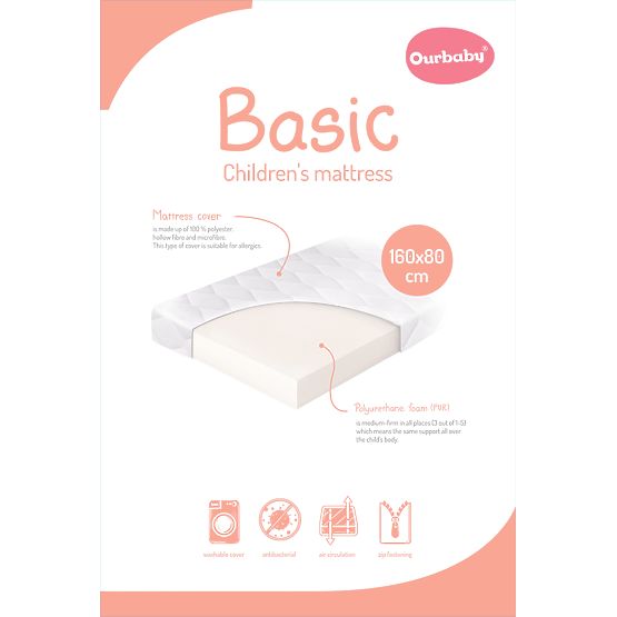Pěnová matrace BASIC - 160x80 cm