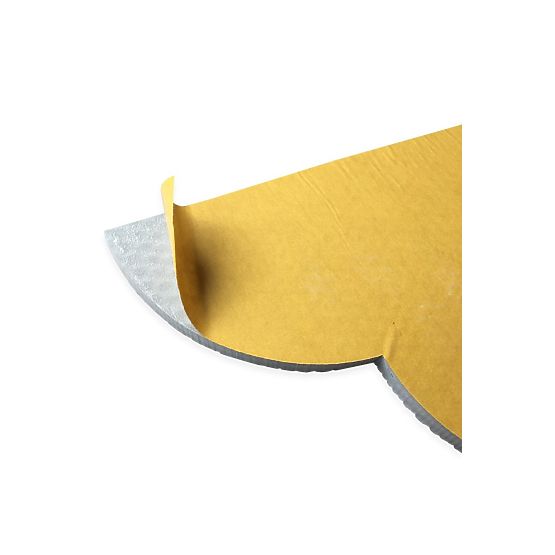 Pěnová ochrana zdi za postel Mraky - modrá