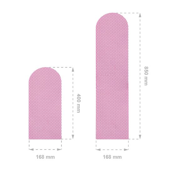 Pěnová ochrana zdi - Růžové panely