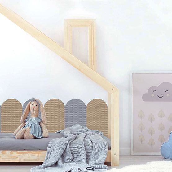 Pěnová ochrana zdi - Šedé panely