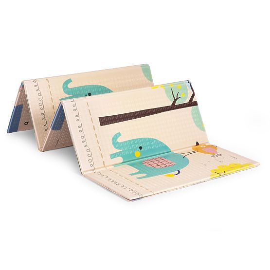 Pěnová podložka pro děti 200x150 cm vzdělávací oboustranná skládací měřítko růstu abeceda ECOTOYS