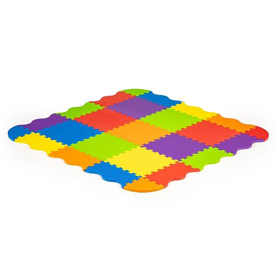Pěnová podložka - puzzle barevné
