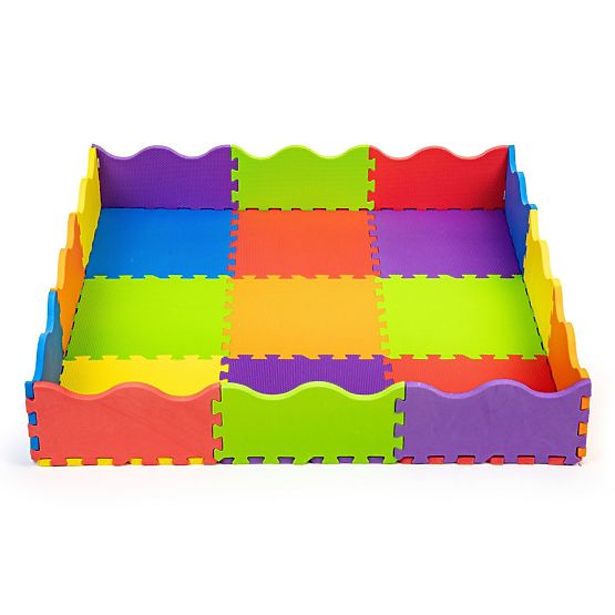 Pěnová podložka - puzzle barevné