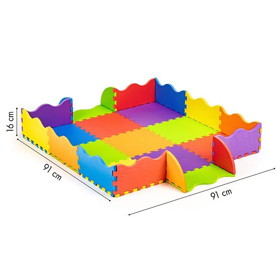 Pěnová podložka - puzzle barevné