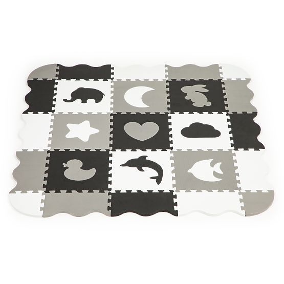 Pěnová podložka s ohrádkou puzzle suchý bazén 25ks ECOTOYS