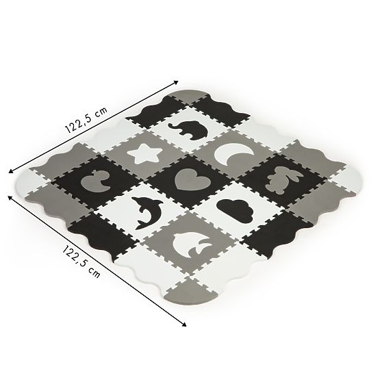 Pěnová podložka s ohrádkou puzzle suchý bazén 25ks ECOTOYS