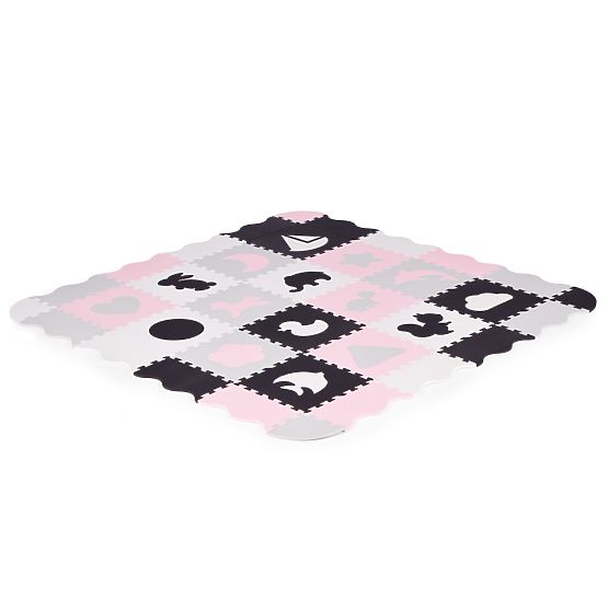 Pěnová podložka s ohrádkou puzzle suchý bazén 36 prvků ECOTOYS