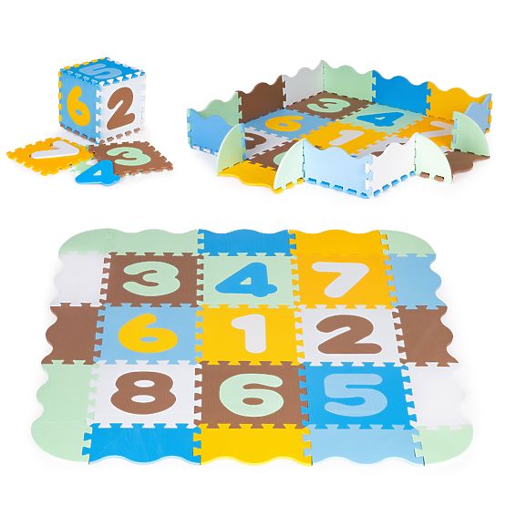 Pěnová vzdělávací podložka ohrádka puzzle podklad pro děti