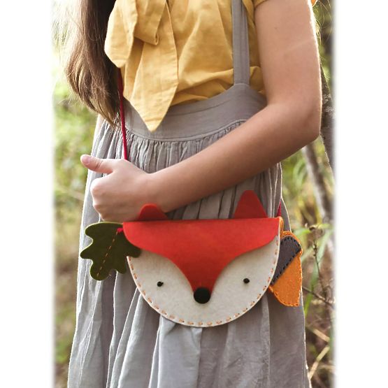 Petit Collage Ušij si kabelku liška