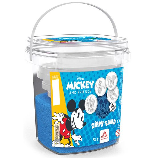 Magický písek Mickey - modrý + formičky