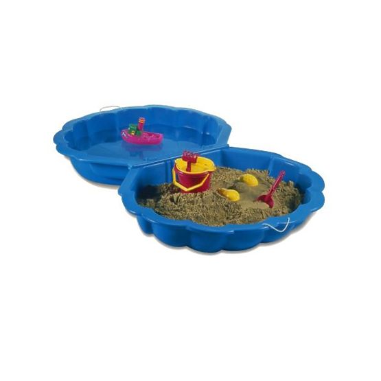 Pískoviště-bazének Mušle - 2 ks červené