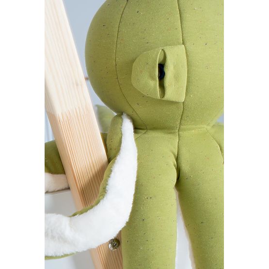 Plyšová chobotnice - zelená