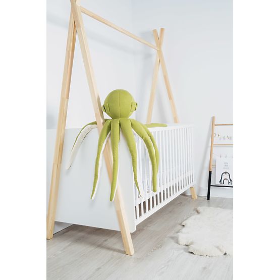 Plyšová chobotnice - zelená