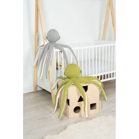 Plyšová chobotnice - zelená