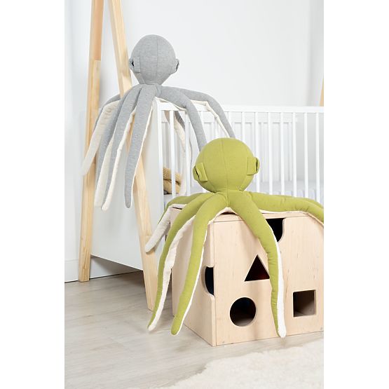 Plyšová chobotnice - zelená