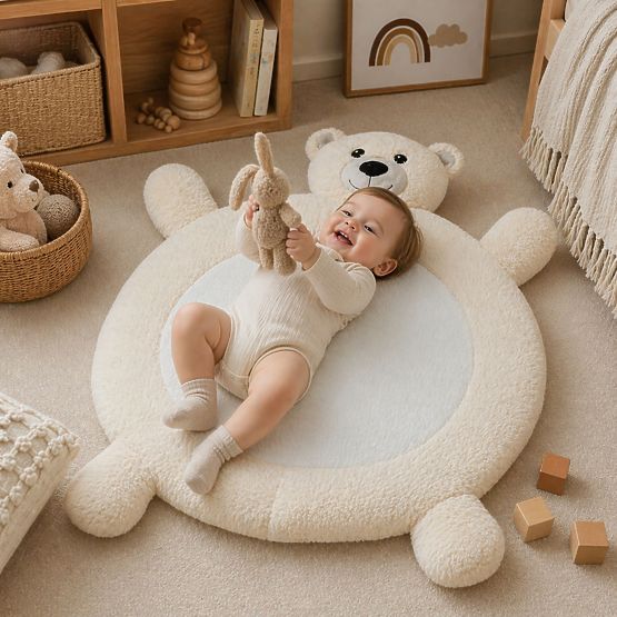 Plyšová podložka Baby - Medvídek