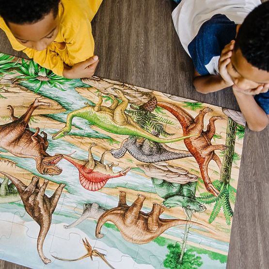 Podlahové puzzle dinosauři 48 dílků