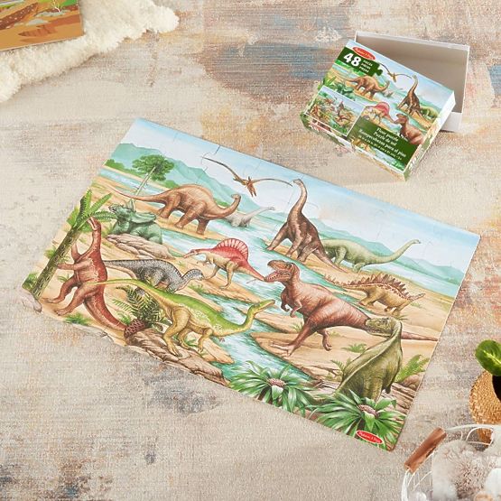 Podlahové puzzle dinosauři 48 dílků