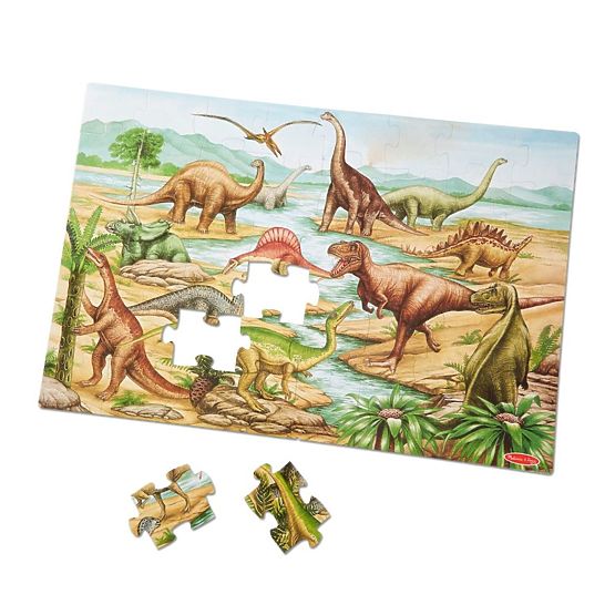 Podlahové puzzle dinosauři 48 dílků