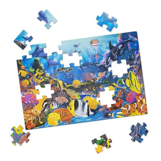 Podlahové puzzle podmořský svět 48 dílků