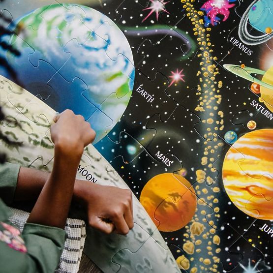 Podlahové puzzle Sluneční soustava 48 dílků