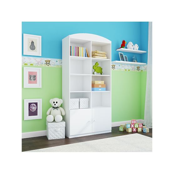 Ourbaby policový regál - široký - bílý