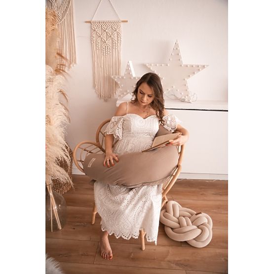 Polštář MOON MUSLIN 260 cm - brown