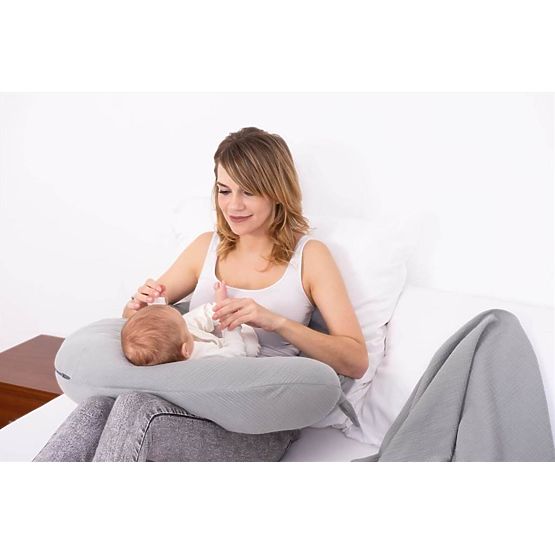 Polštář MOON MUSLIN 260cm - grey