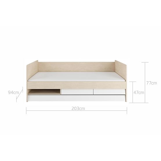 Postel se zády So sixty 200 x 90 cm 