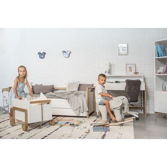 Postel se zády Viktor 180 x 80 - bílá