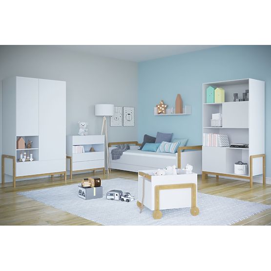 Postel se zády Viktor 180 x 80 - bílá