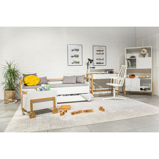 Postel se zády Viktor 180 x 80 - bílá