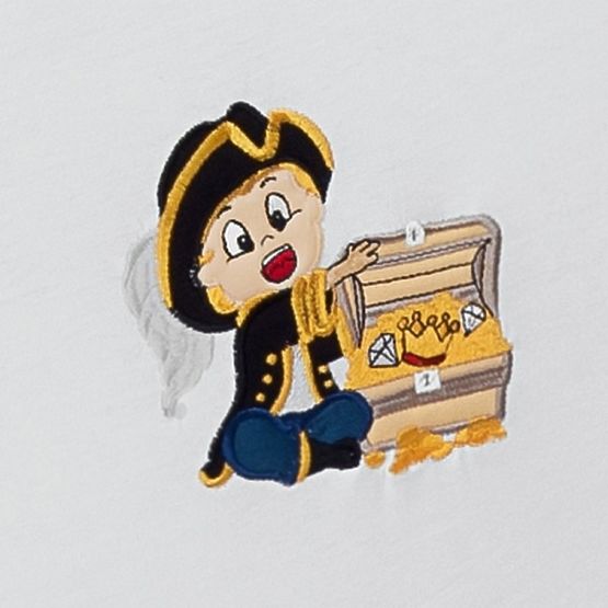 Povlečení do postýlky 135x100 cm - Pirát