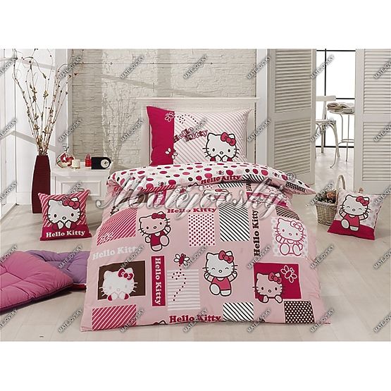 Povlečení Hello Kitty patchwork