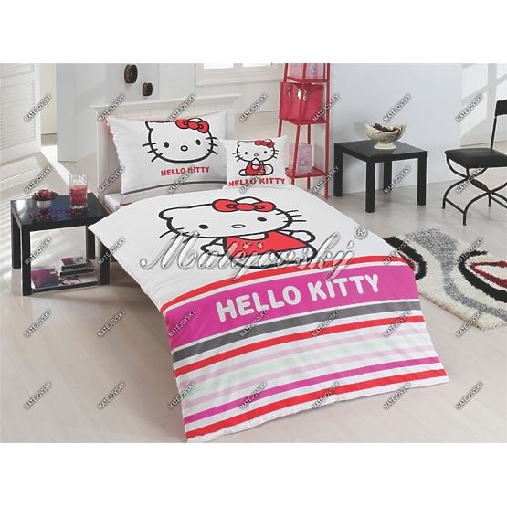 Povlečení Hello Kitty Stripe