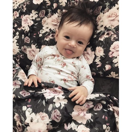 Povlečení s výplní Noční květy