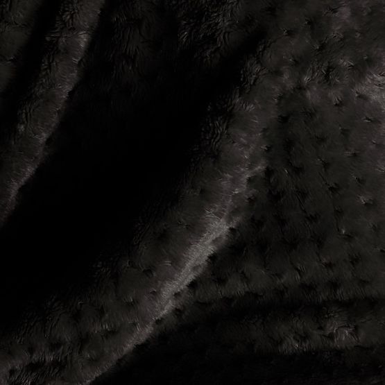 Přikrývka SHLEEPY černá s žakárovým vzorem klasický styl 130x180