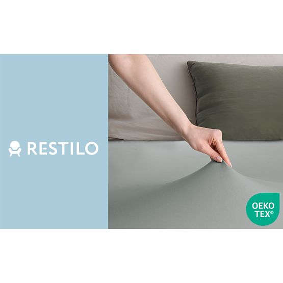 Prostěradlo AMBER barva šedá klasický styl materiál jersey 200-220x200 DecoKing