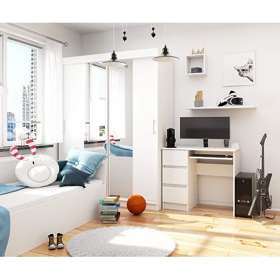 PSACÍ STŮL A-6 CLP BÍLÝ LEVOSTRANNÝ