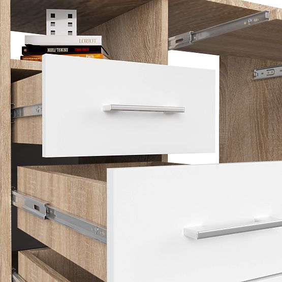 PSACÍ STŮL ANA PK DUB SONOMA / BÍLÝ