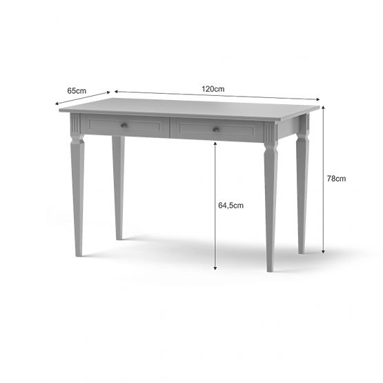 Psací stůl Ines Grey