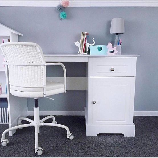 Psací stůl Marylou - bílý