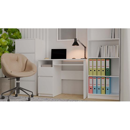 Psací stůl PORTO LEVÝ BÍLÝ