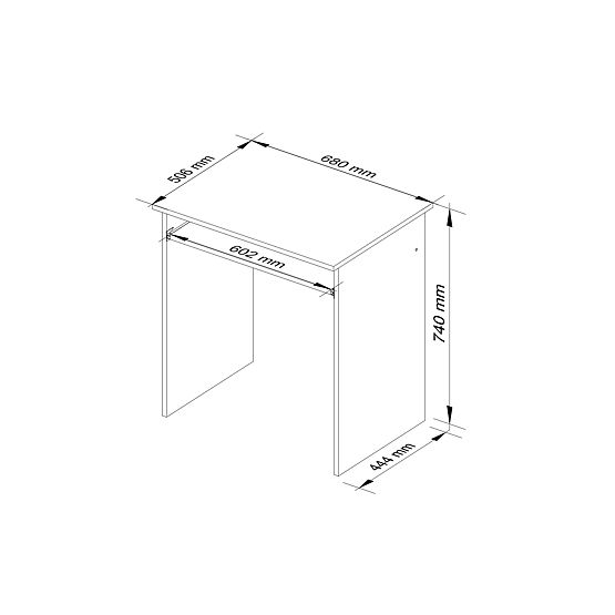 PSACÍ STŮL STAR PK DUB SONOMA