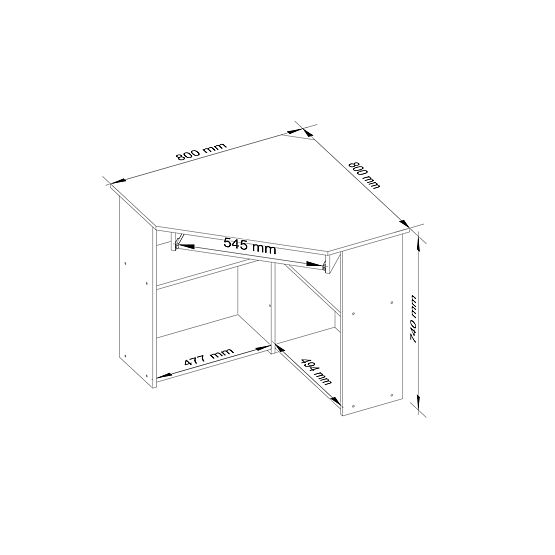 PSACÍ STŮL TED PK DUB SONOMA